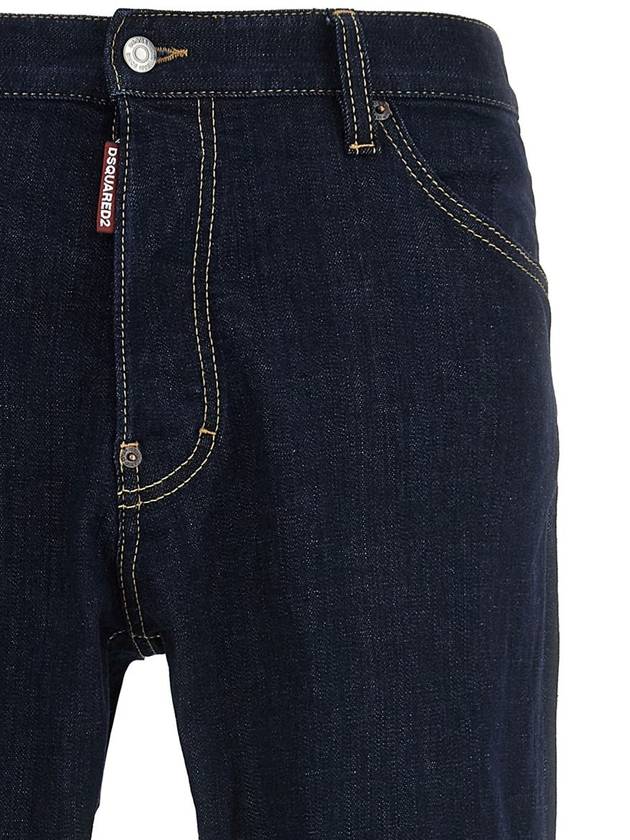 Cool Guy Denim Straight Jeans Navy - DSQUARED2 - BALAAN 4