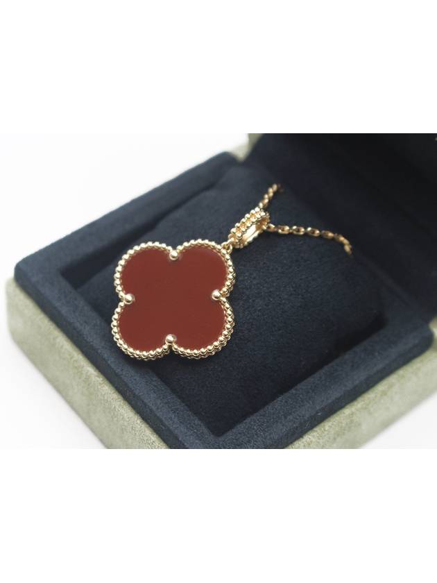 Van Cleef Arpels Magic Alhambra Carnelian Long Necklace VCARO49N00 - VANCLEEFARPELS - BALAAN 5