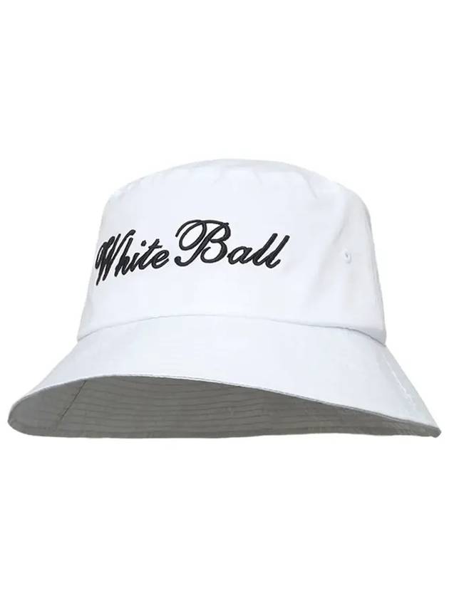 Golf Wear Golf Unisex Basic Bucket Hat WB21FAMC02WH White - WHITEBALL - BALAAN 3