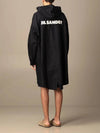 Poplin Water Repellant Parka Navy - JIL SANDER - BALAAN 8