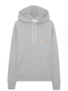 Chillax Fox Patch Classic Hoodie Grey Melange - MAISON KITSUNE - BALAAN 2