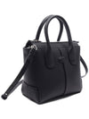 Di Leather Tote Bag Black - TOD'S - BALAAN 4