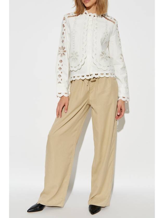 Marant Etoile Priana Pants By Marant Etoile, Women's, Beige - ISABEL MARANT - BALAAN 2