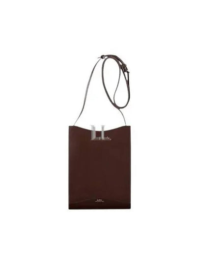 Jamie Large Neck Pouch Bag Brown - A.P.C. - BALAAN 2