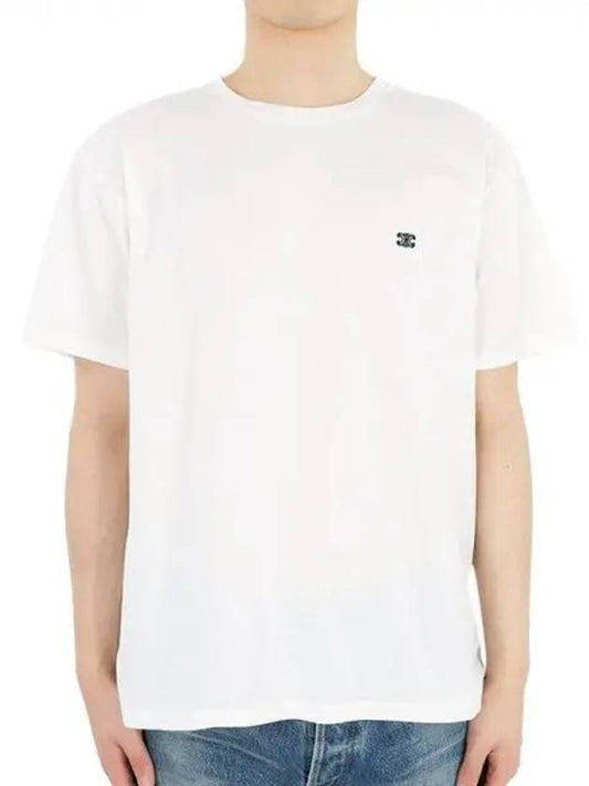 Triomphe Loose Logo Short Sleeve T-Shirt White - CELINE - BALAAN 2