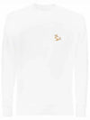 Chillax Fox Patch Classic Sweatshirt Ecru - MAISON KITSUNE - BALAAN 2