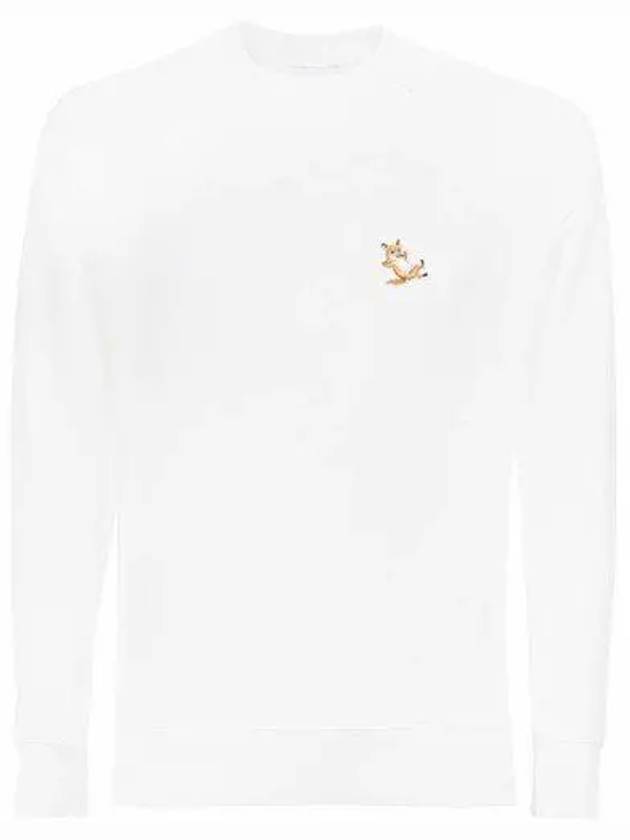 Chillax Fox Patch Classic Sweatshirt Ecru - MAISON KITSUNE - BALAAN 2