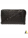 Intrecciato Leather Mini Cross Bag Black - BOTTEGA VENETA - BALAAN 2