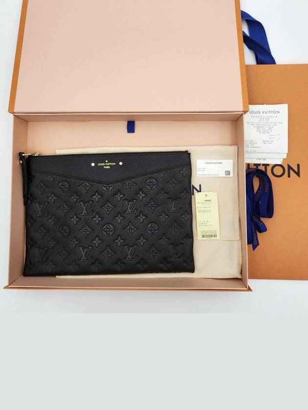 Monogram Daily Empreinte Pouch Bag Black - LOUIS VUITTON - BALAAN 10