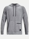 Men's UA Ottoman Fleece Hoodie Grey - UNDER ARMOUR - BALAAN 2