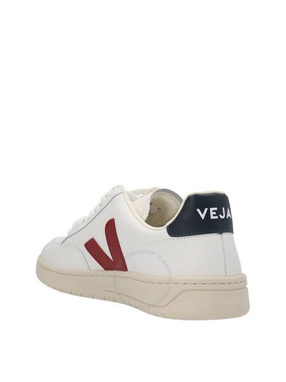 Veja White Marsala Nautico V-12 Low-Top Sneakers, Brand Size 36 ( US Size 5 ) - VEJA - BALAAN 2