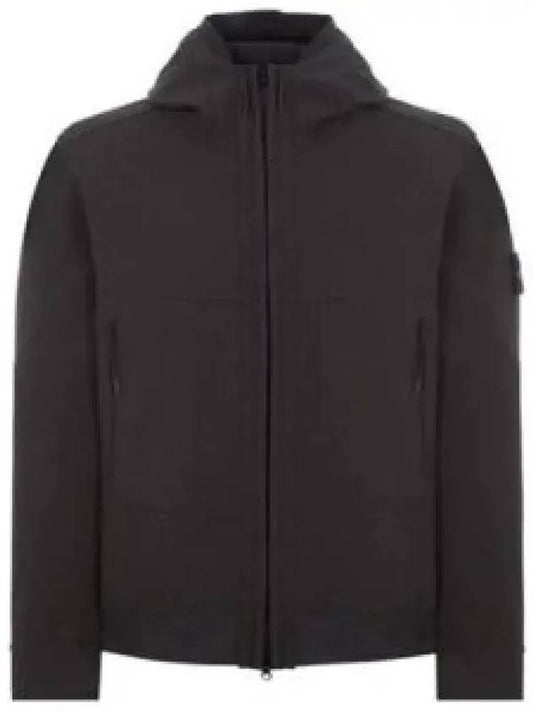 Technology Recycled Polyester Hooded Jacket Black - STONE ISLAND - BALAAN 2