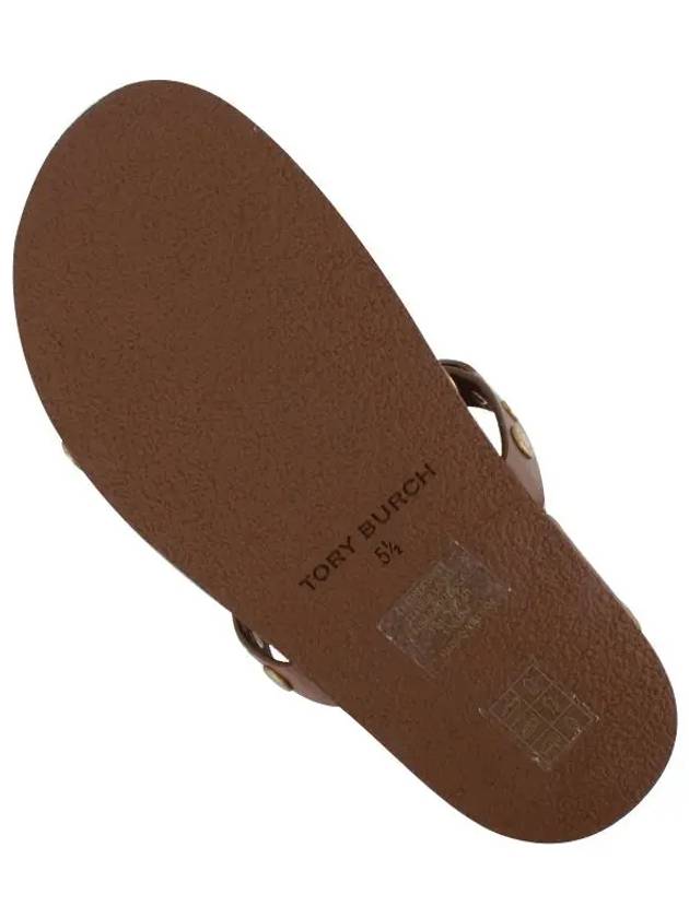 Miller Cloud Coin Flip Flop Sandals Natural Tan - TORY BURCH - BALAAN.