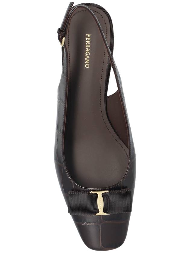 FERRAGAMO Heeled Shoes Rivada, Women's, Brown - SALVATORE FERRAGAMO - BALAAN 6