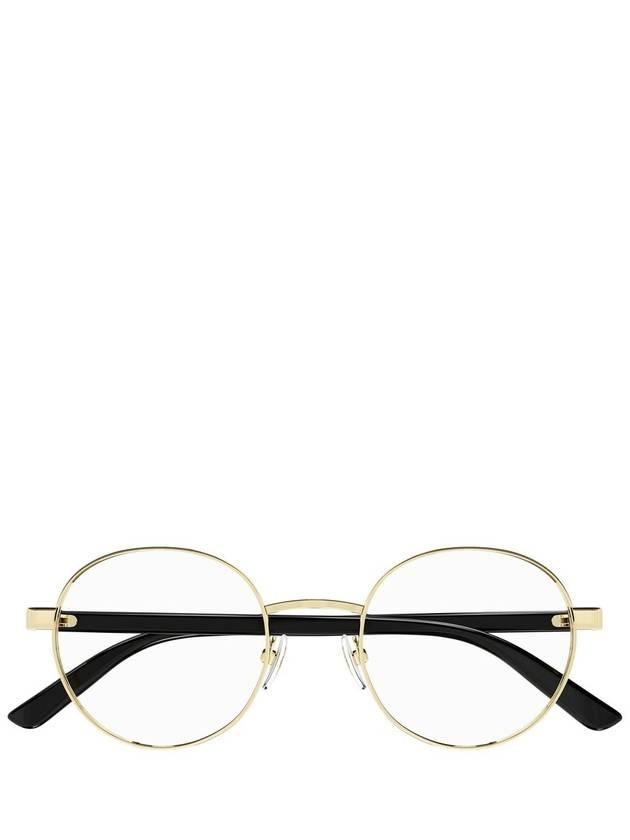 Eyewear Round Frame Eyeglasses Gold - GUCCI - BALAAN 1