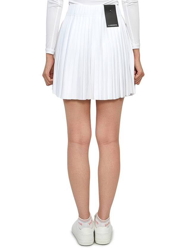 Gayle Golf Skirt White - J.LINDEBERG - BALAAN 4