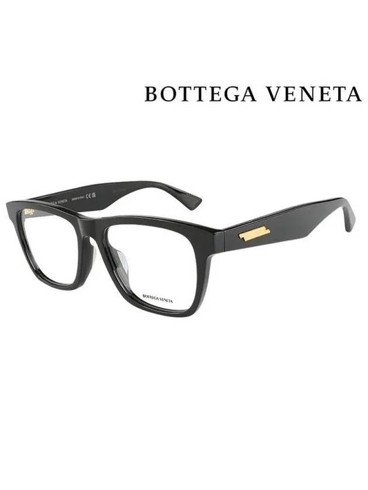 Eyewear Square Acetate Glasses Black - BOTTEGA VENETA - BALAAN.