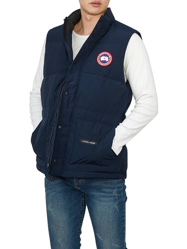 Freestyle Crew Vest Blue - CANADA GOOSE - BALAAN 6