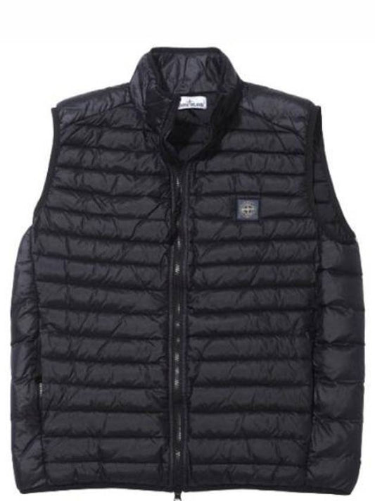 Vest Loom Weven Chambers Recycled Nylon Down Vest Packable - STONE ISLAND - BALAAN 1