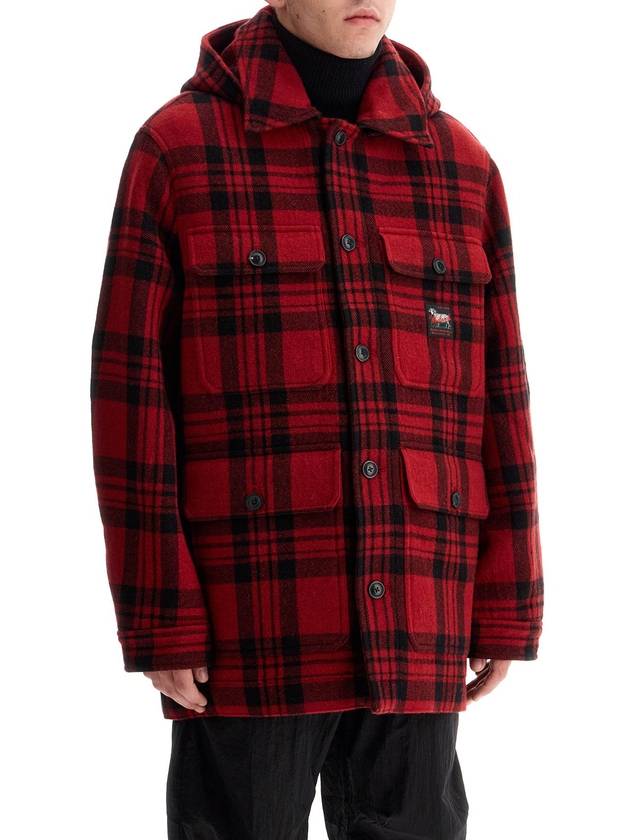 plaid cruiser hooded jacket - WOOLRICH - BALAAN 2