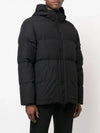 Naslan Light Watro Down Hooded Padding Black - STONE ISLAND - BALAAN 3