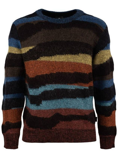 Paul Smith Multi-Wave Stripe Cotton-Mohair Sweater - PAUL SMITH - BALAAN 1