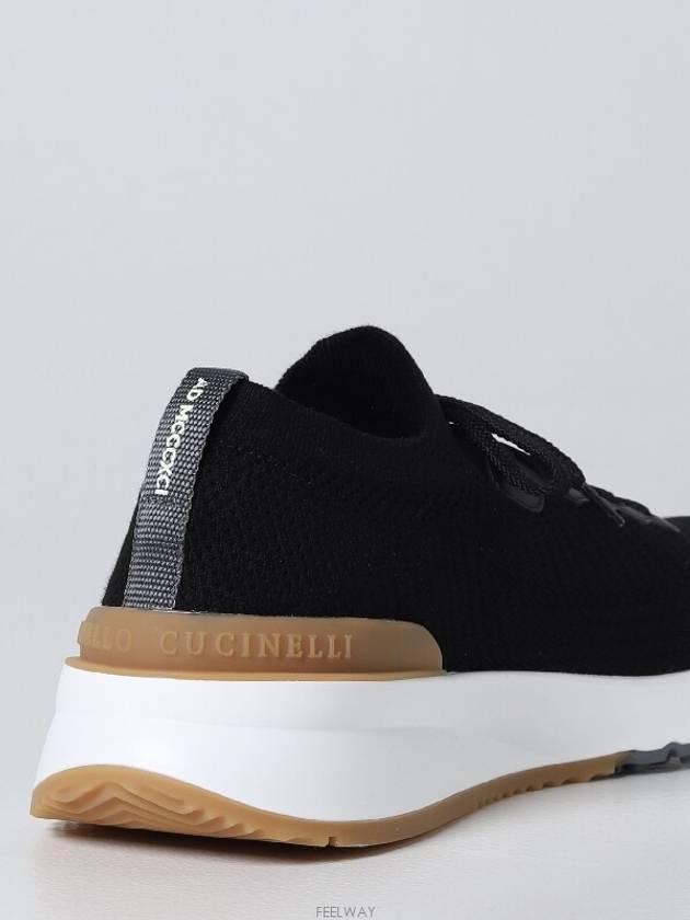 Knit Running Sneakers Black - BRUNELLO CUCINELLI - BALAAN 5