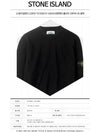 Stretch Wool Crewneck Knit Top Black - STONE ISLAND - BALAAN 3