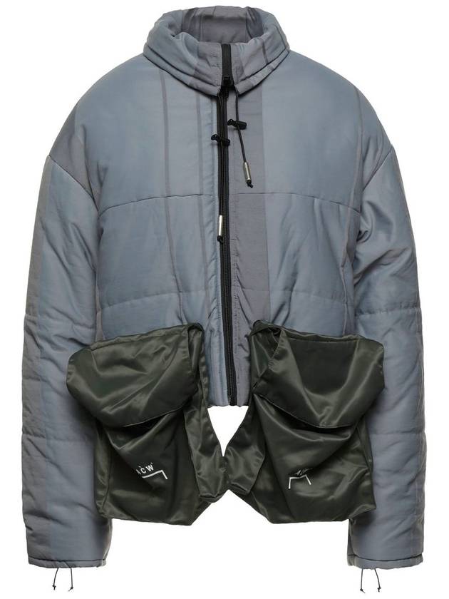 A Cold Wall Puffer Jacket With Detachable Sleeves Slate - A-COLD-WALL - BALAAN 5