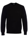 Diagonal Raised Fleece Sweatshirt Black - CP COMPANY - BALAAN 6