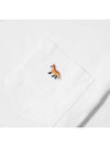 Baby Fox Patch Pocket Short Sleeve T-Shirt White - MAISON KITSUNE - BALAAN 7