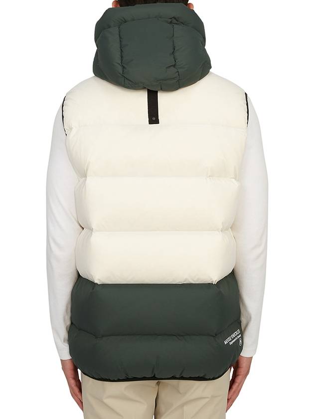 Logo Patch Hoodie Padding Vest White - MOOSE KNUCKLES - BALAAN 6