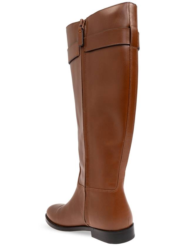 Tory Burch Leather Boots, Women's, Brown - TORY BURCH - BALAAN 5