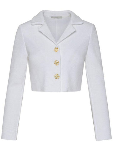 Charlott White Cotton Cardigan - CHARLOTT - BALAAN 1