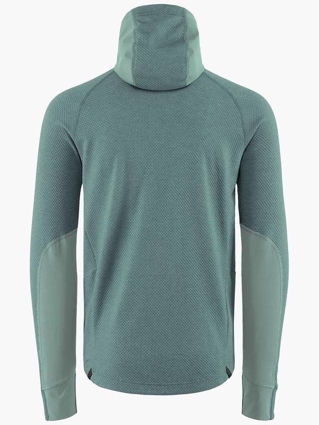 Men's Hugin Zip Up Hoodie Jade Green Frost Green - KLATTERMUSEN - BALAAN 3