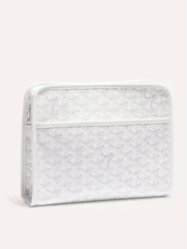 Jouvence MM Toiletry Clutch Bag White - GOYARD - BALAAN 2