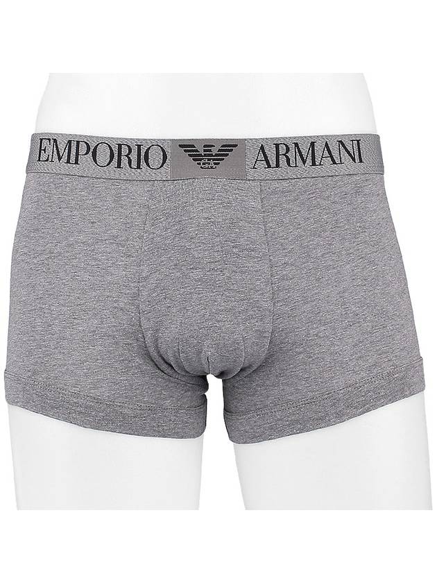 logo band briefs gray - EMPORIO ARMANI - BALAAN 3