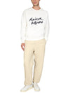 Handwriting Clean Sweatshirt Ecru - MAISON KITSUNE - BALAAN 5