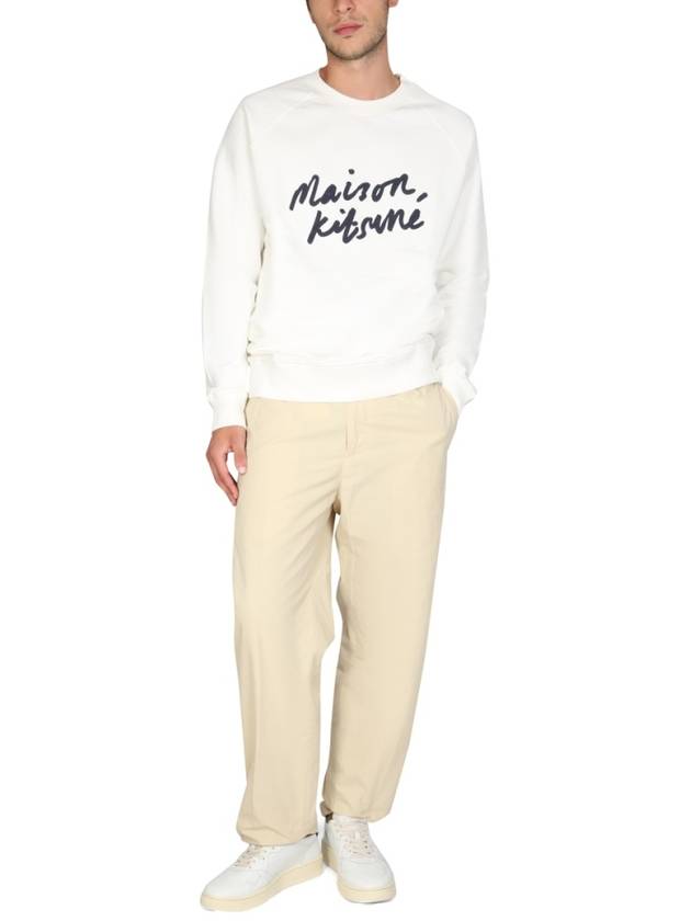 Handwriting Clean Sweatshirt Ecru - MAISON KITSUNE - BALAAN 5