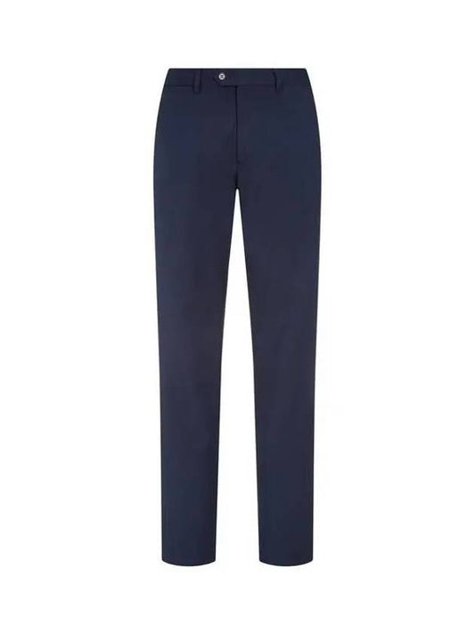 Men s Wool Unbalanced Closing Pants Dark Blue 271521 - EMPORIO ARMANI - BALAAN 1