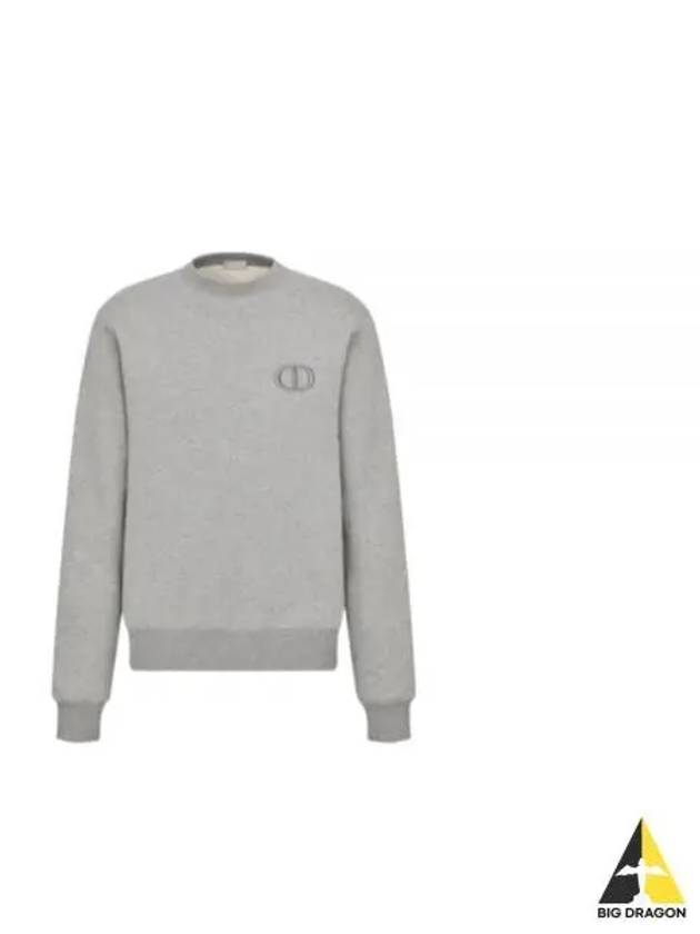 CD Icon Cotton Sweatshirt Grey - DIOR - BALAAN 2