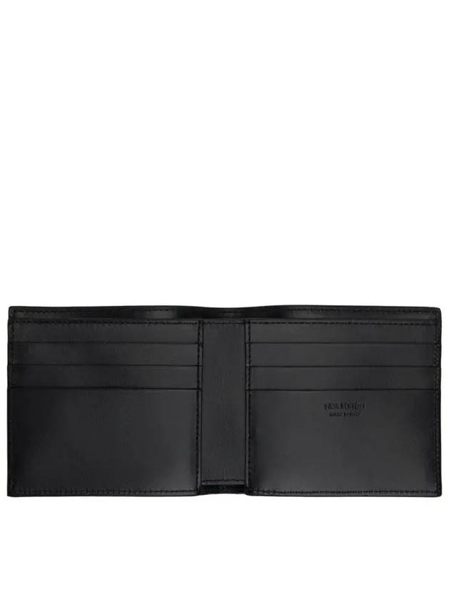 Men's Lightning Bolt Half Wallet Black - NEIL BARRETT - BALAAN 5