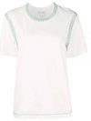 Overlock Stitch Jersey Short Sleeve T-Shirt White - BOTTEGA VENETA - BALAAN 2