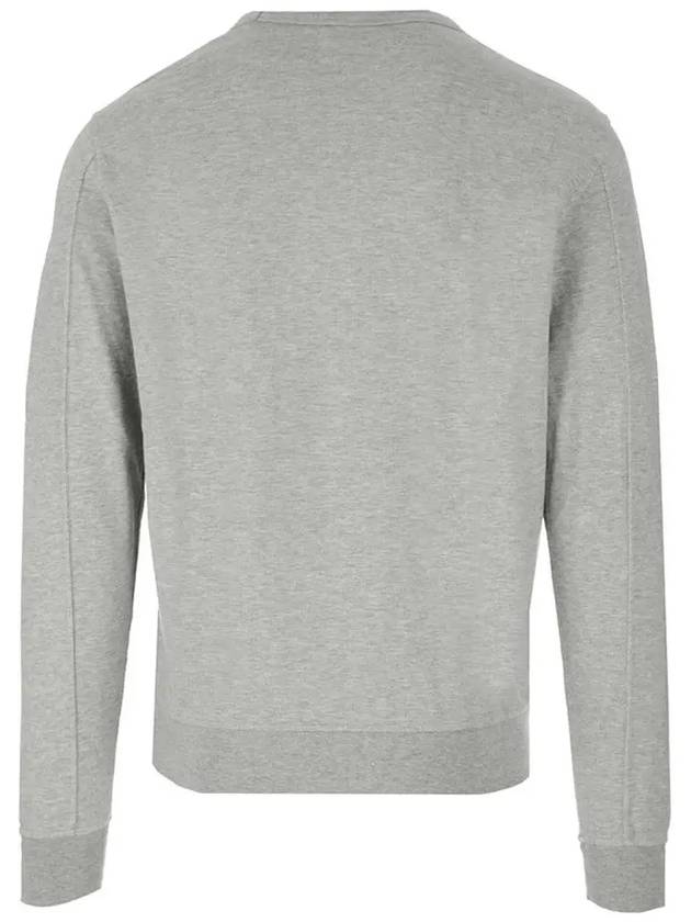 Light Fleece Sweatshirt Grey Melange - CP COMPANY - BALAAN 4