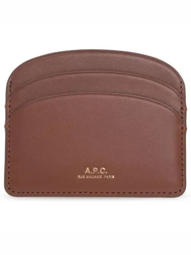 Demi Lune Card Wallet Brown - A.P.C. - BALAAN 2