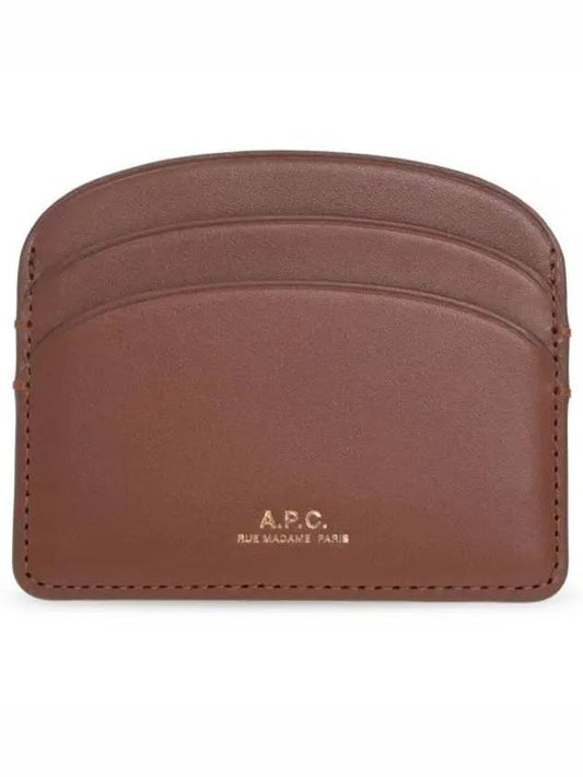 Demi Lune Card Wallet Brown - A.P.C. - BALAAN 2