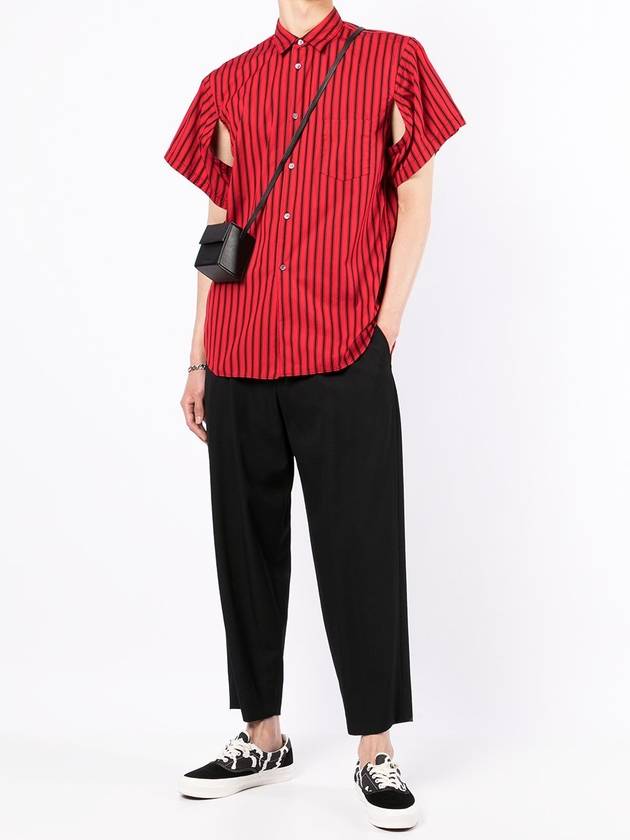 striped short sleeve shirt - COMME DES GARCONS - BALAAN 5