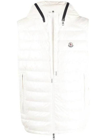 Akaishi Padded Down Vest White - MONCLER - BALAAN 1