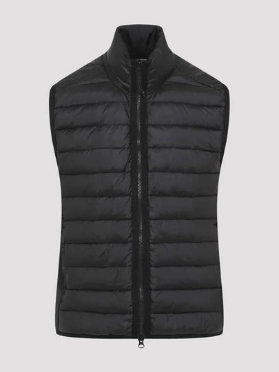 Loom Woven Chambers Recycled Nylon Down TC Vest Black - STONE ISLAND - BALAAN 2