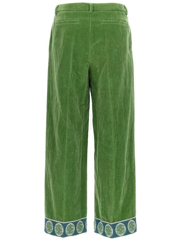 Valentino Garavani Valentino Garavani Velvet Trousers - VALENTINO - BALAAN 2